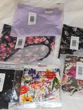 6 MIXED LOT CACIQUE WOMEN'S PLUS PANTIES SIZE 18-20